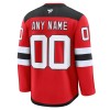 New Jersey Devils Trikot Custom Fanatics Premium 2024-25 Rot Heim - Herren